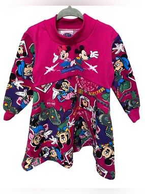 Rare Vintage Disney Mickey & Minnie Dress • Size 3Y • NWT • Made in Canada